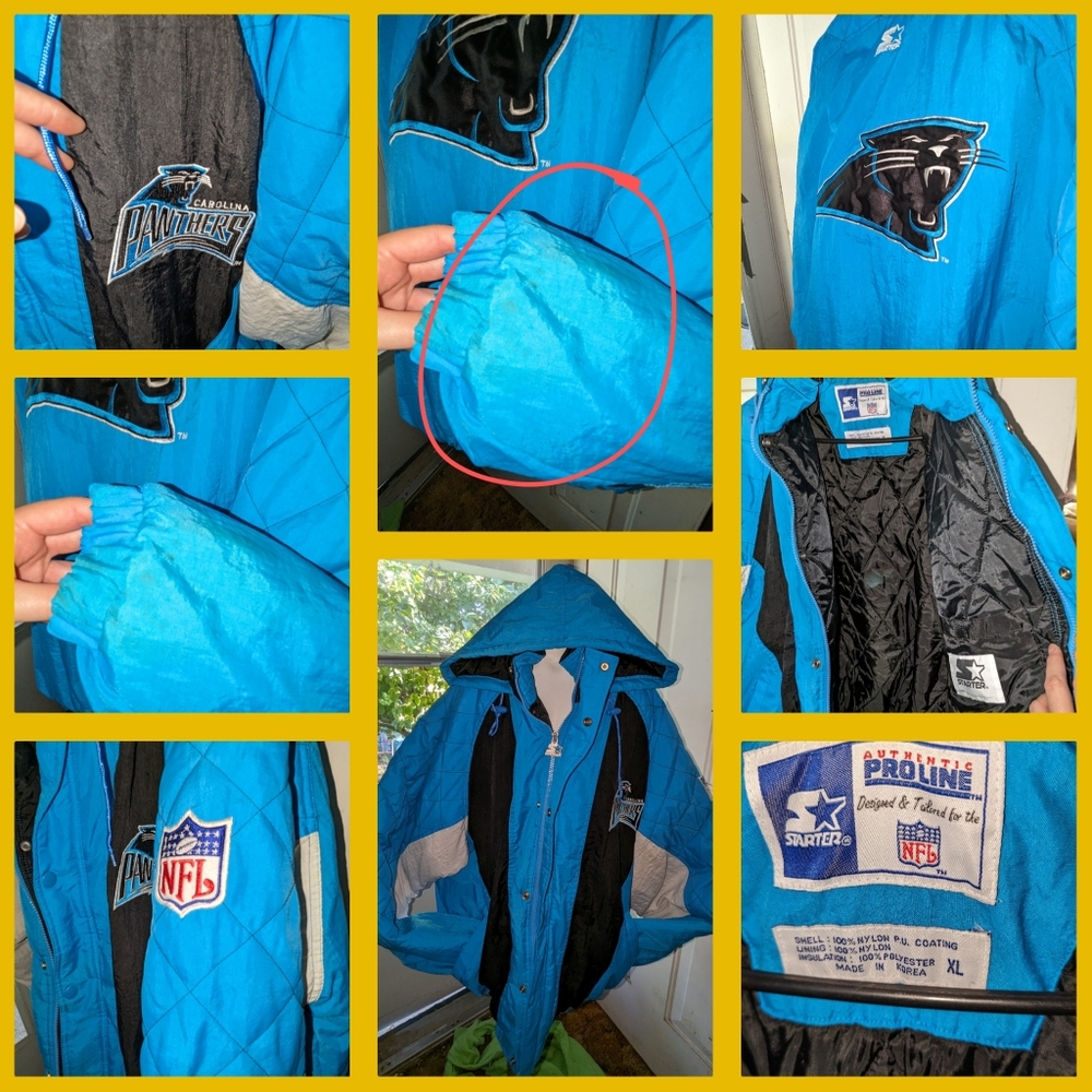 NFL California Panthers vintage jacket